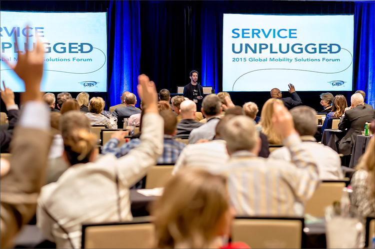 Adam Lowy, Founder of Move For Hunger Speaking at Global Mobility Solutions 2015 Relocation Forum and Awards Dinner