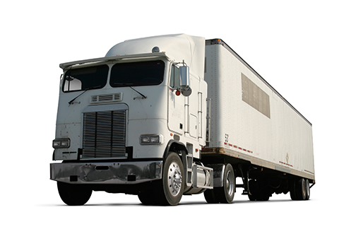 Large semi-truck moving household goods with Electronic Logging Devices