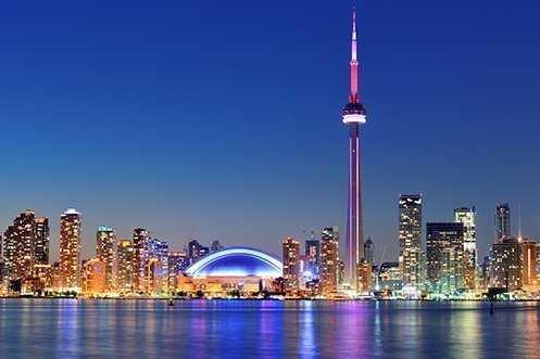 Toronto Skyline where Canada is seeking to add immigrants