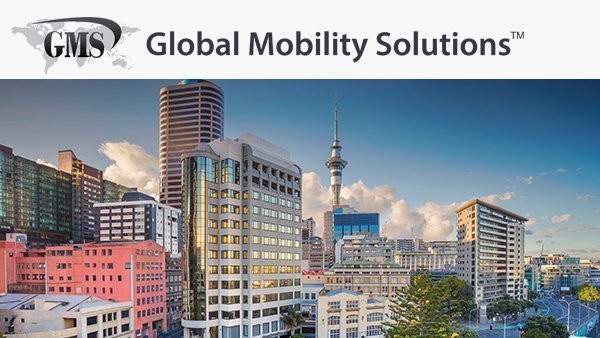 Auckland New Zealand city skyline, representing a country with the highest ranking for ease of doing business in 2019
