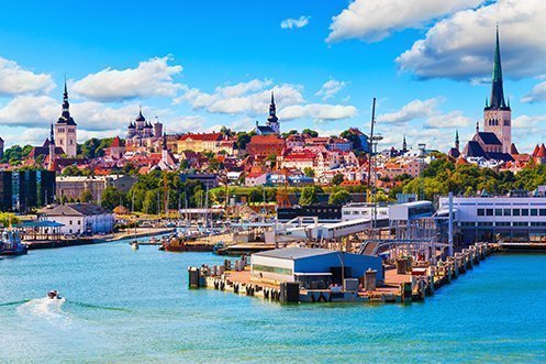 Port of Tallinn in Estonia, a city that is benefitting from changing European demographics