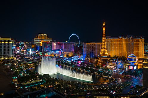 City Skyline view of Las Vegas Nevada