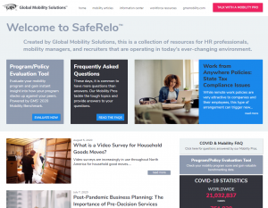 Press Release Global Mobility Solutions Introduces SafeRelo™ Information Technology Portal