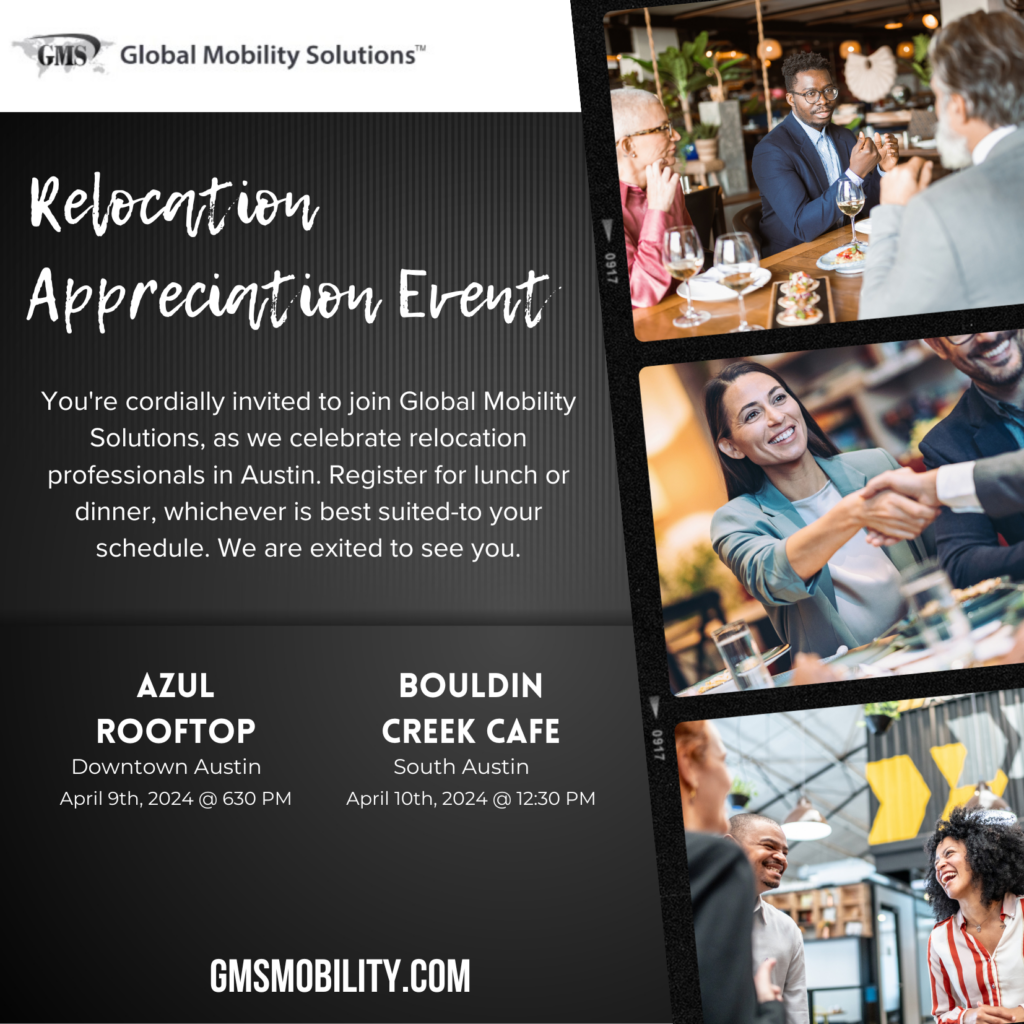 Relocation Appreciation Events in Austin - Global Mobility Solutions
