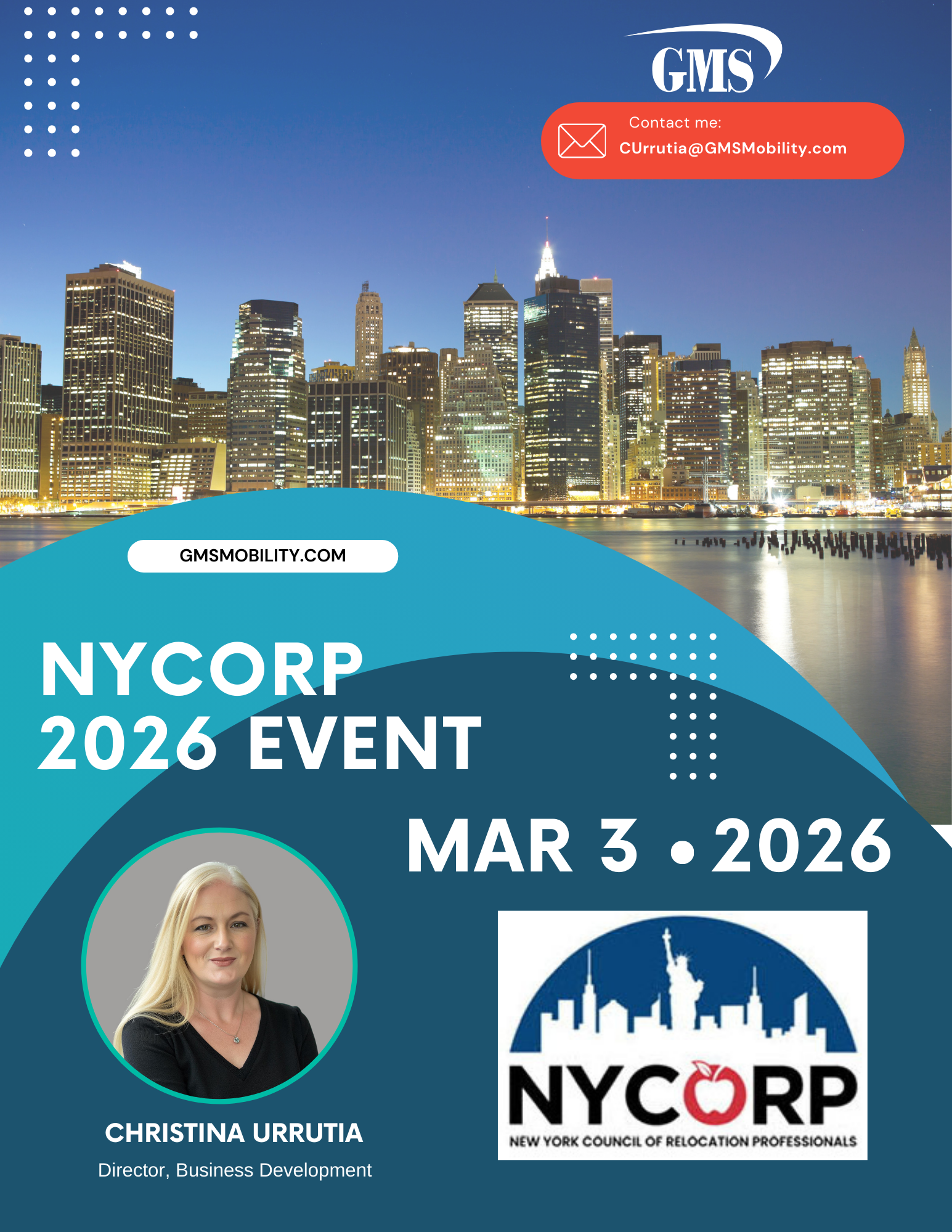 NYCorp event flyer